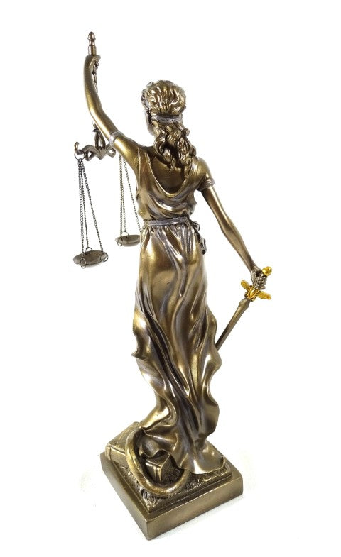 Themis-Figur 35 cm - Geschenk für Rechtsanwalt oder Richter - MC-90037