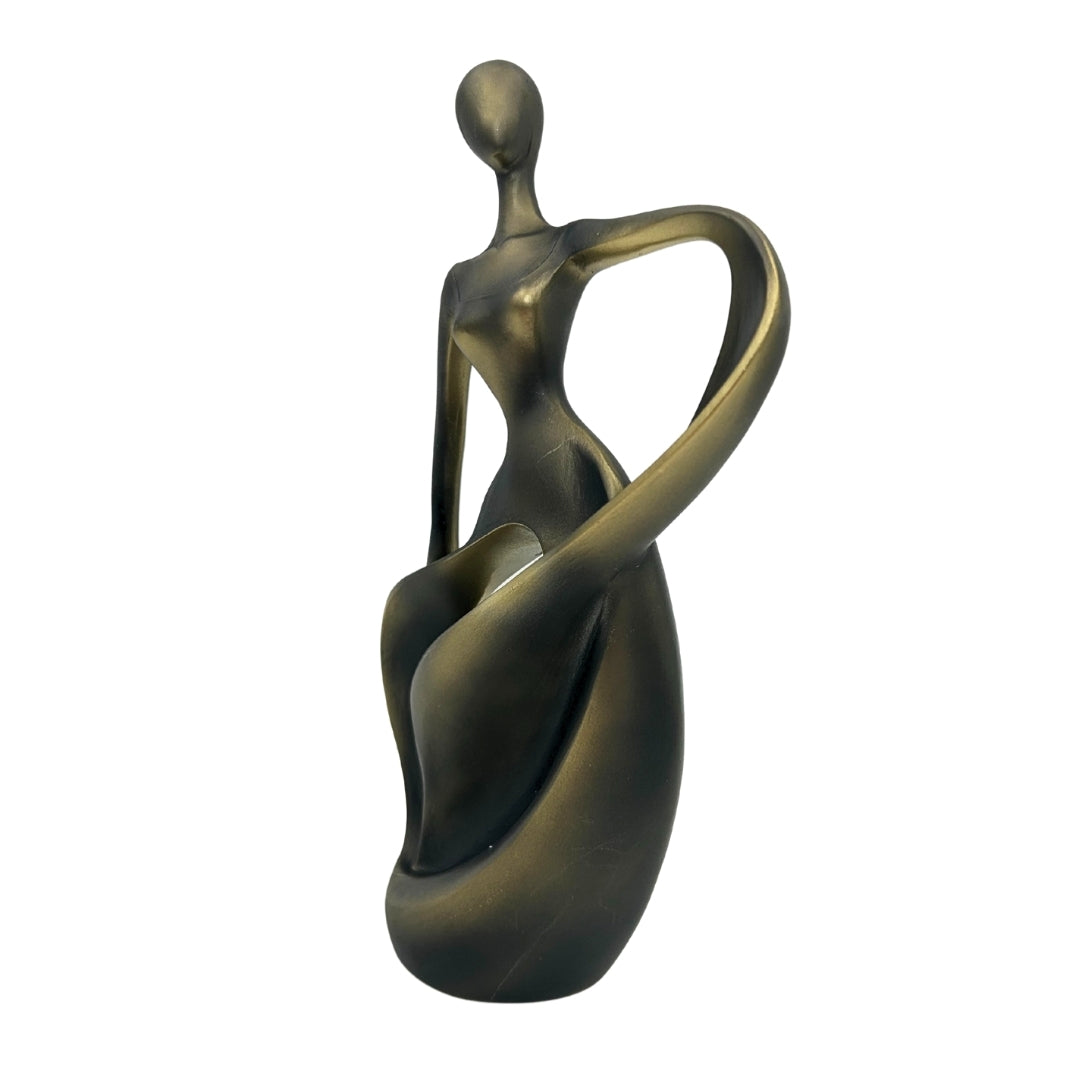 Tänzerinnen-Figur – moderne abstrakte Dekoration 24cm - E44446