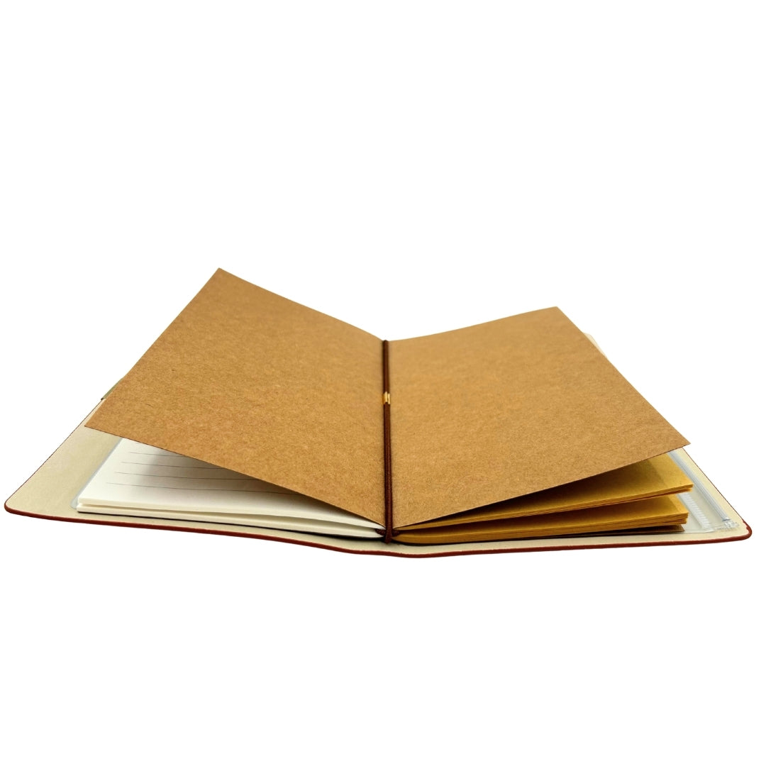 Leder-Reisenotizbuch, Organizer, Visitenkartenetui – EE7