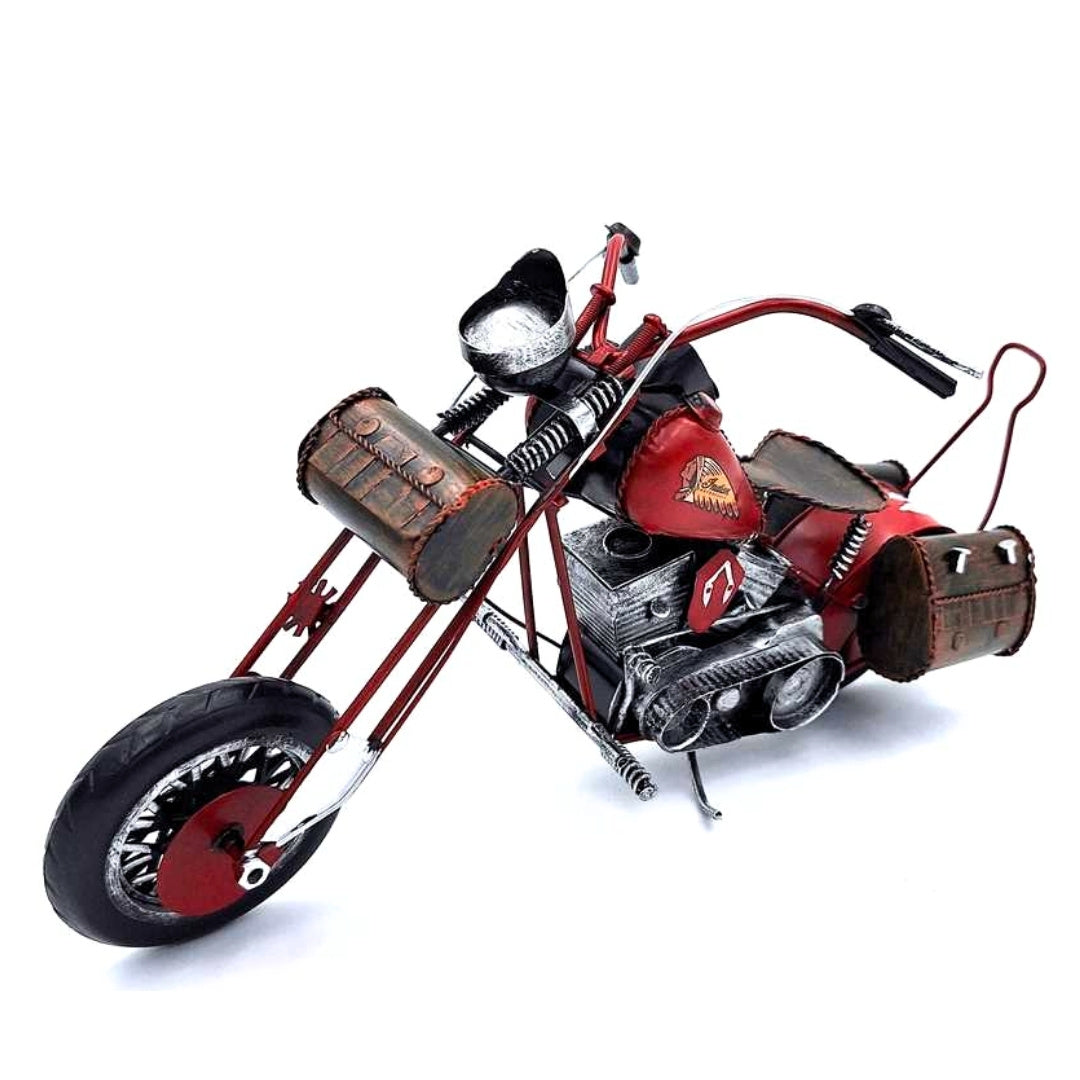 Großes Metallmodell Klassisches Motorrad - 040SMT