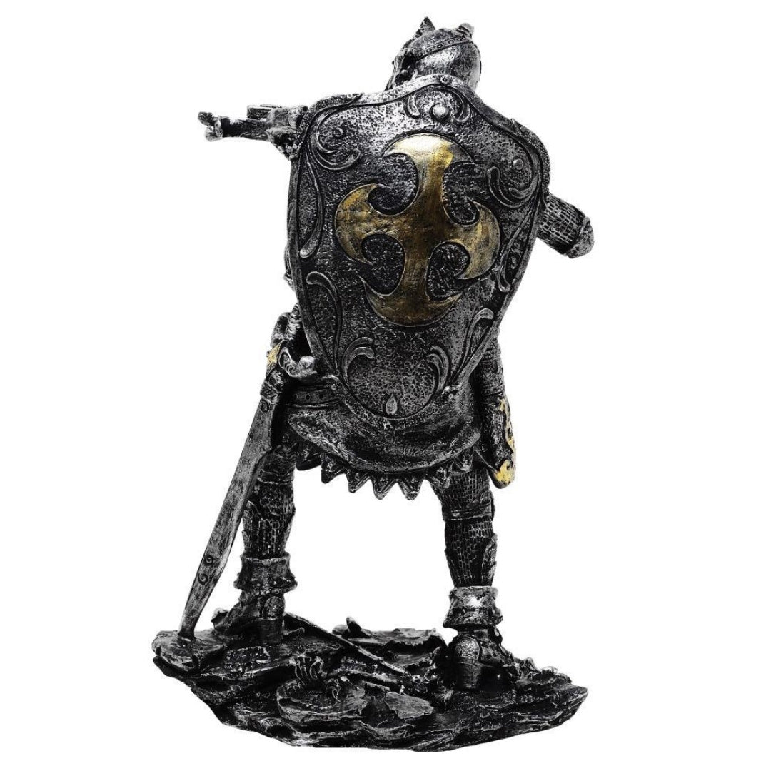 Figur mittelalterlicher Ritter mit Armbrust 20cm Armbrustschütze - Retro-Geschenk - MC-23151