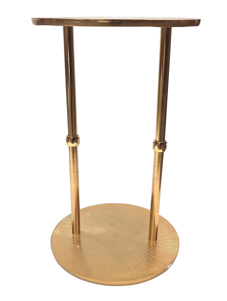 Runder goldener Metalltisch - Glamour-Dekoration – 1051A