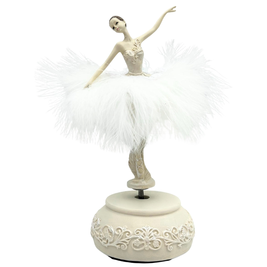 Spieluhr Ballerina Schneekönigin, beweglich, 23,5 cm – MP-19009