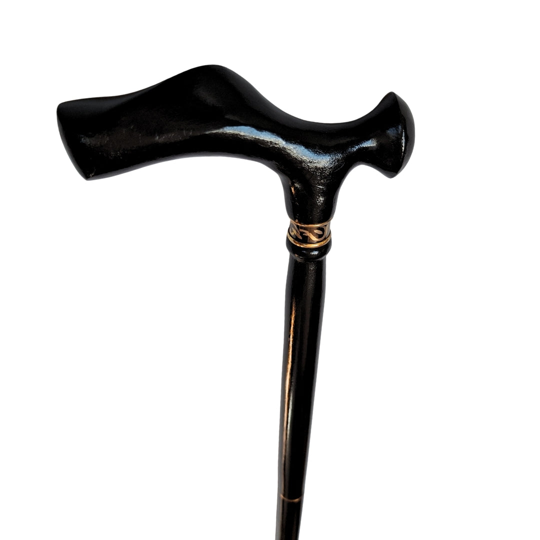 Eleganter faltbarer Gehstock mit Metallgriff