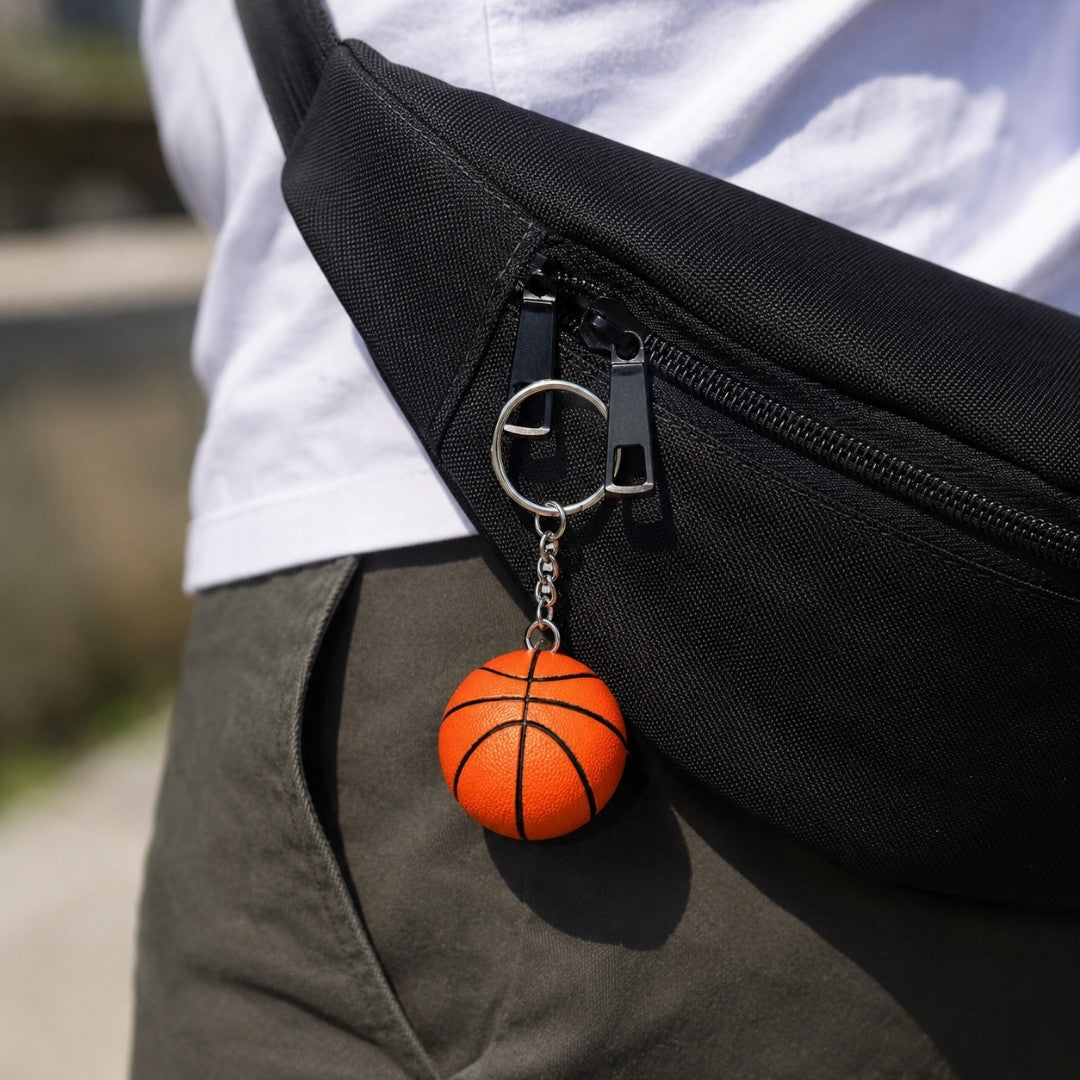 Sport-Schlüsselanhänger Basketball – Geschenk für Basketballspieler - BBK-001