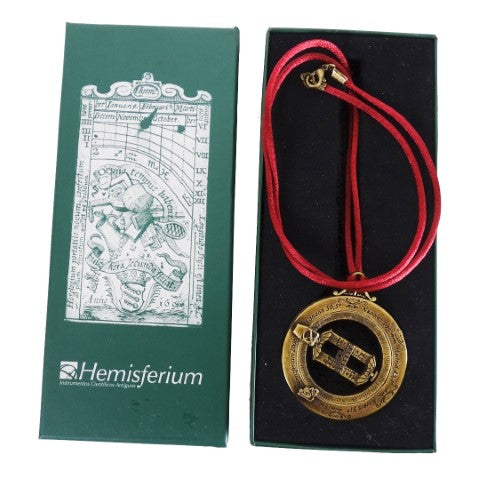 Miniatur-Sonnenuhr - astronomische Ringe - H90
