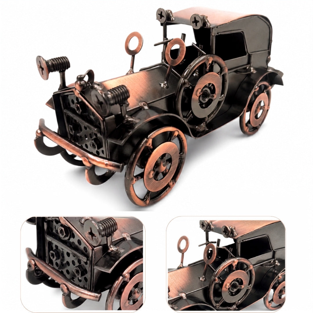 Metallmodell eines Retro-Automobils Autodekoration Vintage - Q87