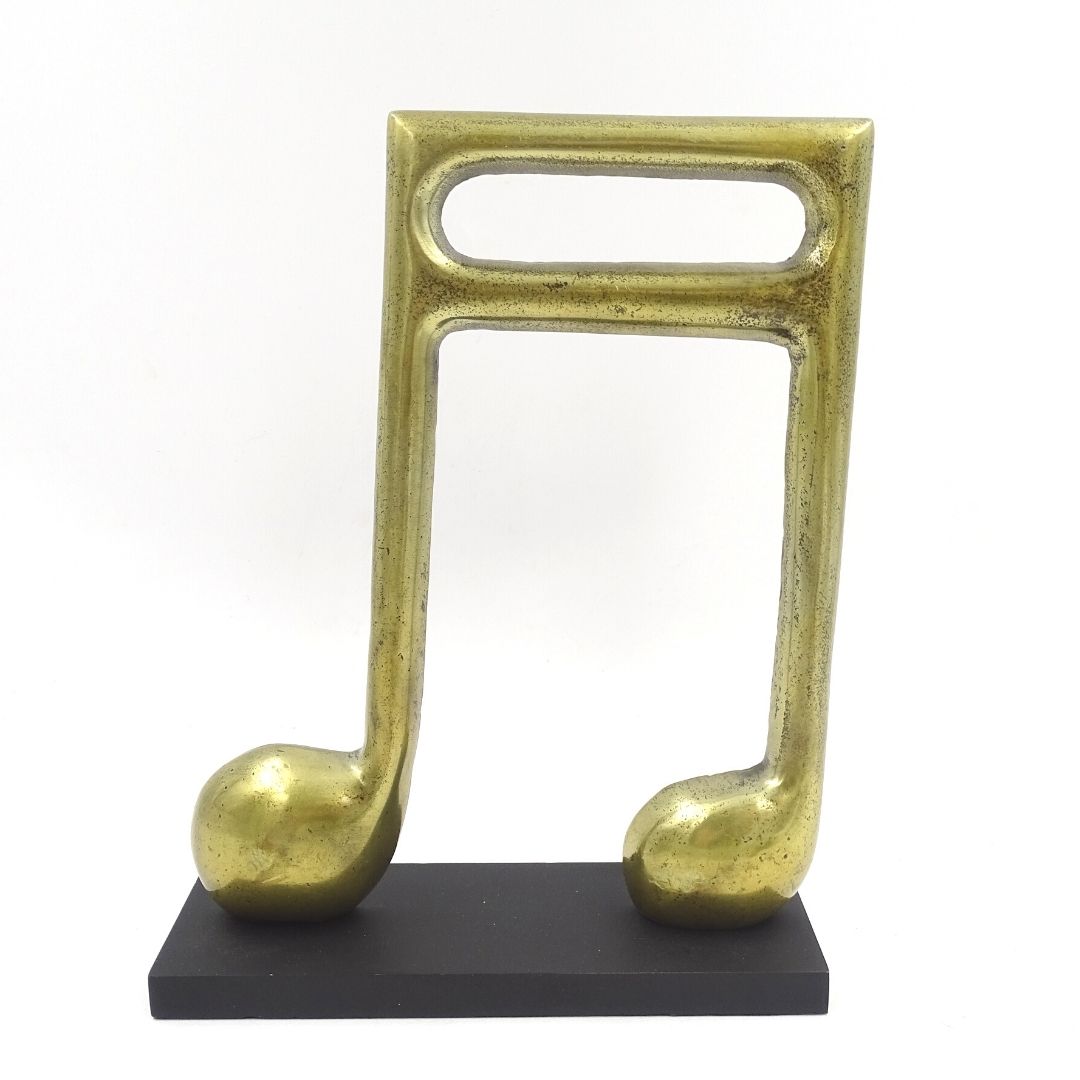 Goldene Sechzehntelnote-Statuette – Geschenk für Musiker
– MUS-22