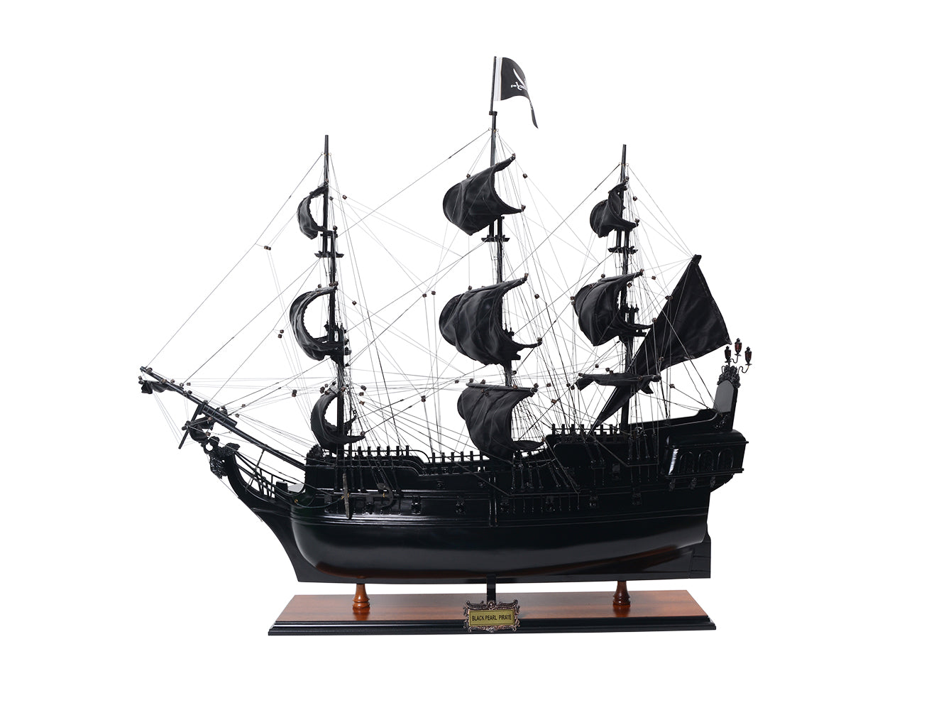 Black Pearl Modell eines Piratenschiffs – Länge 89cm – BP80R