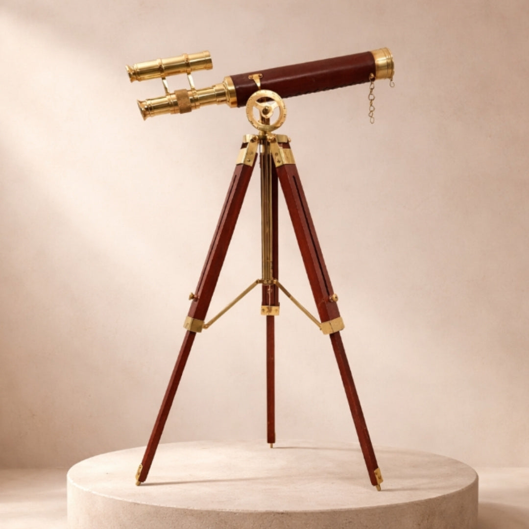 Maritimes Fernrohr auf Stativ - Maximale Höhe 57 cm - TDBL