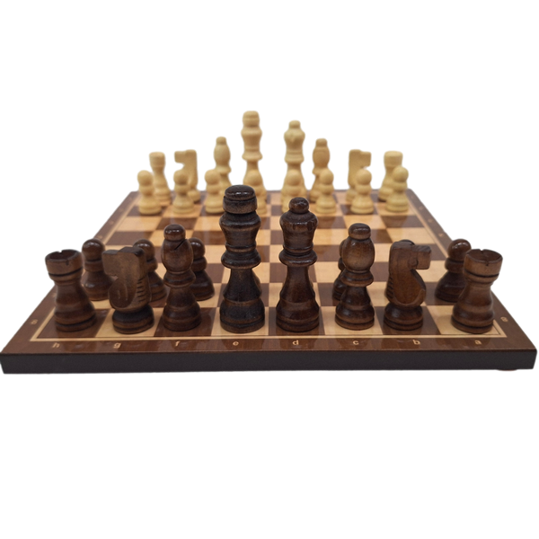 Klassisches Holzschach - 27 x 27 cm – 1050743
