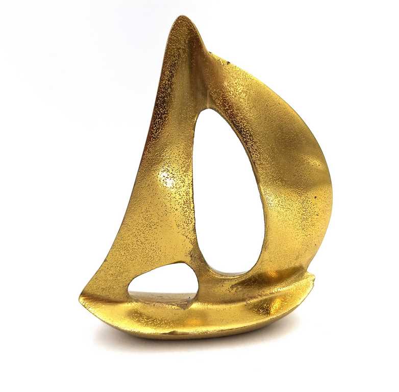 Goldene Yacht - Aluminium 15cm - NI1651
