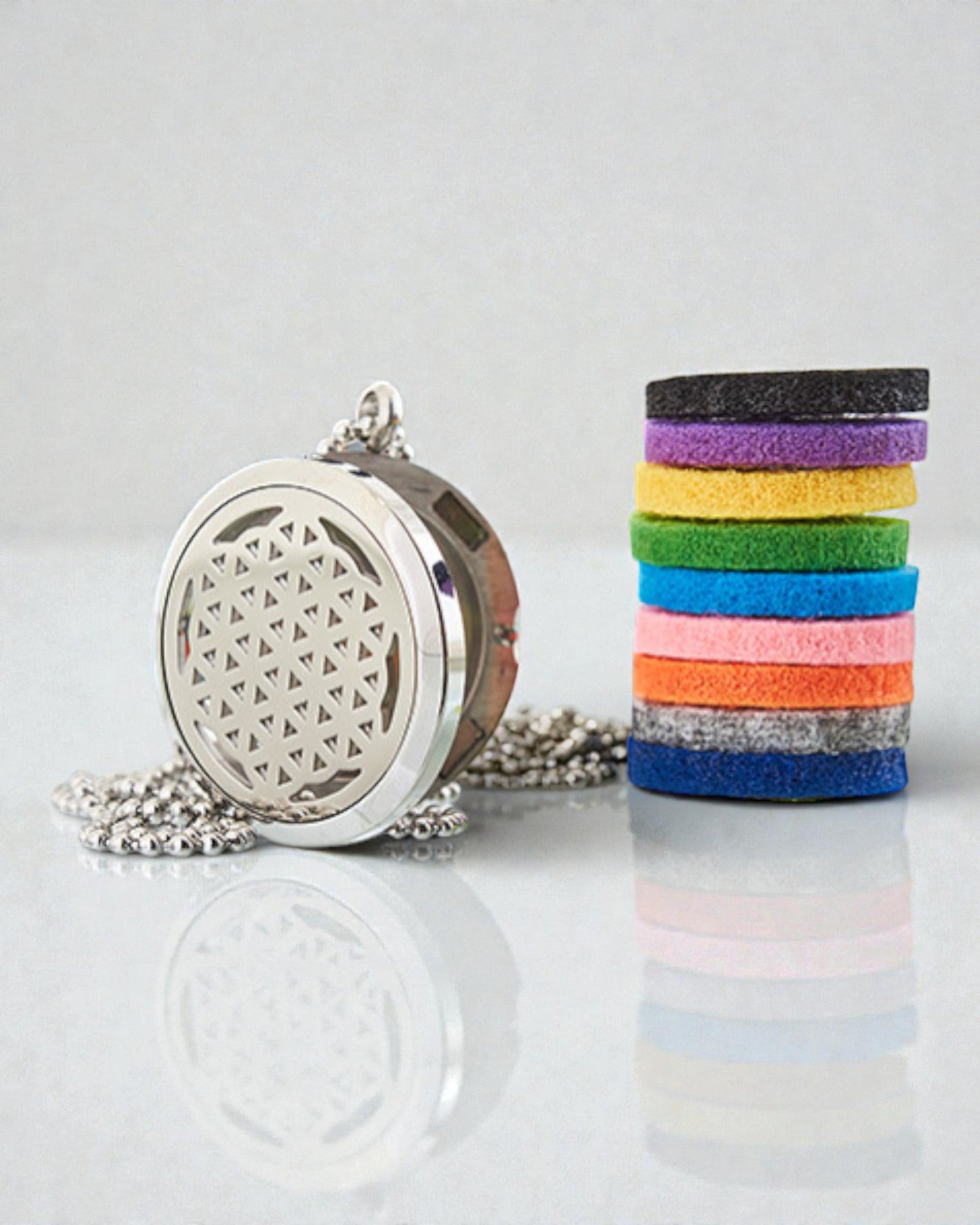 VitaFlora – Naszyjnik Aromaterapeutyczny Kwiat Życia 30 mm