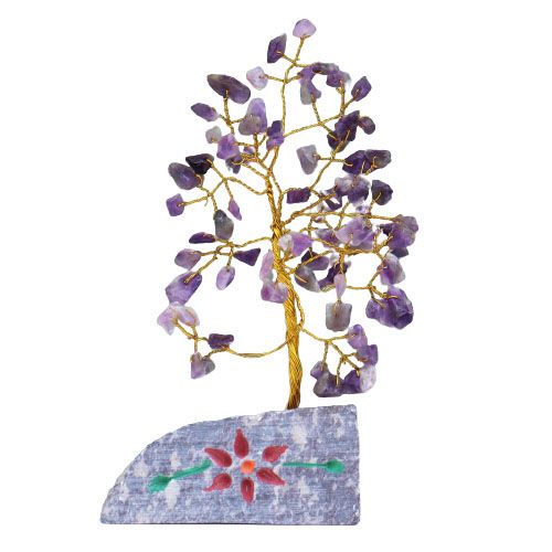 Amethystbaum mit 80 Steinen