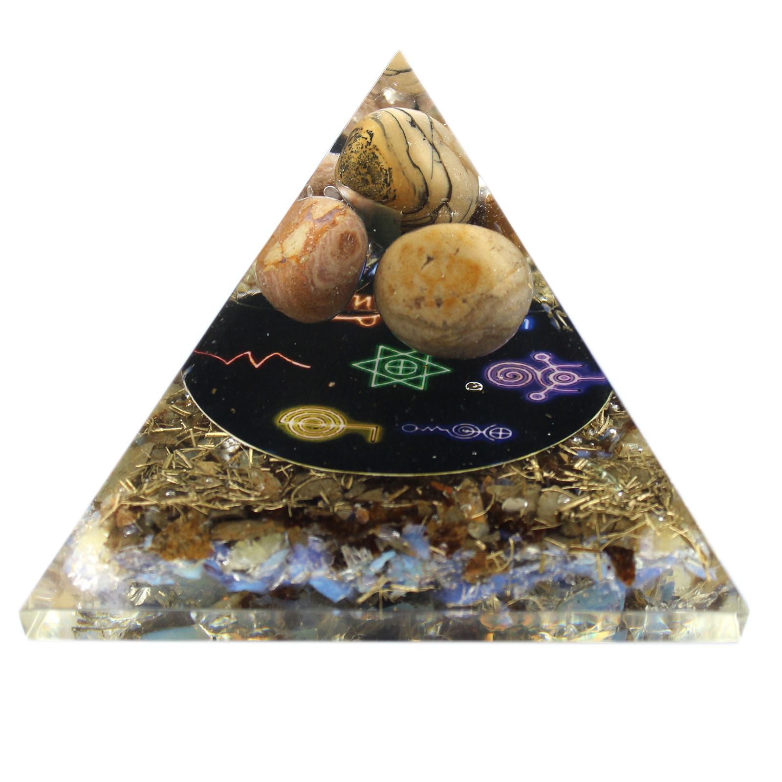 Orgonit-Pyramide Midnight Reiki