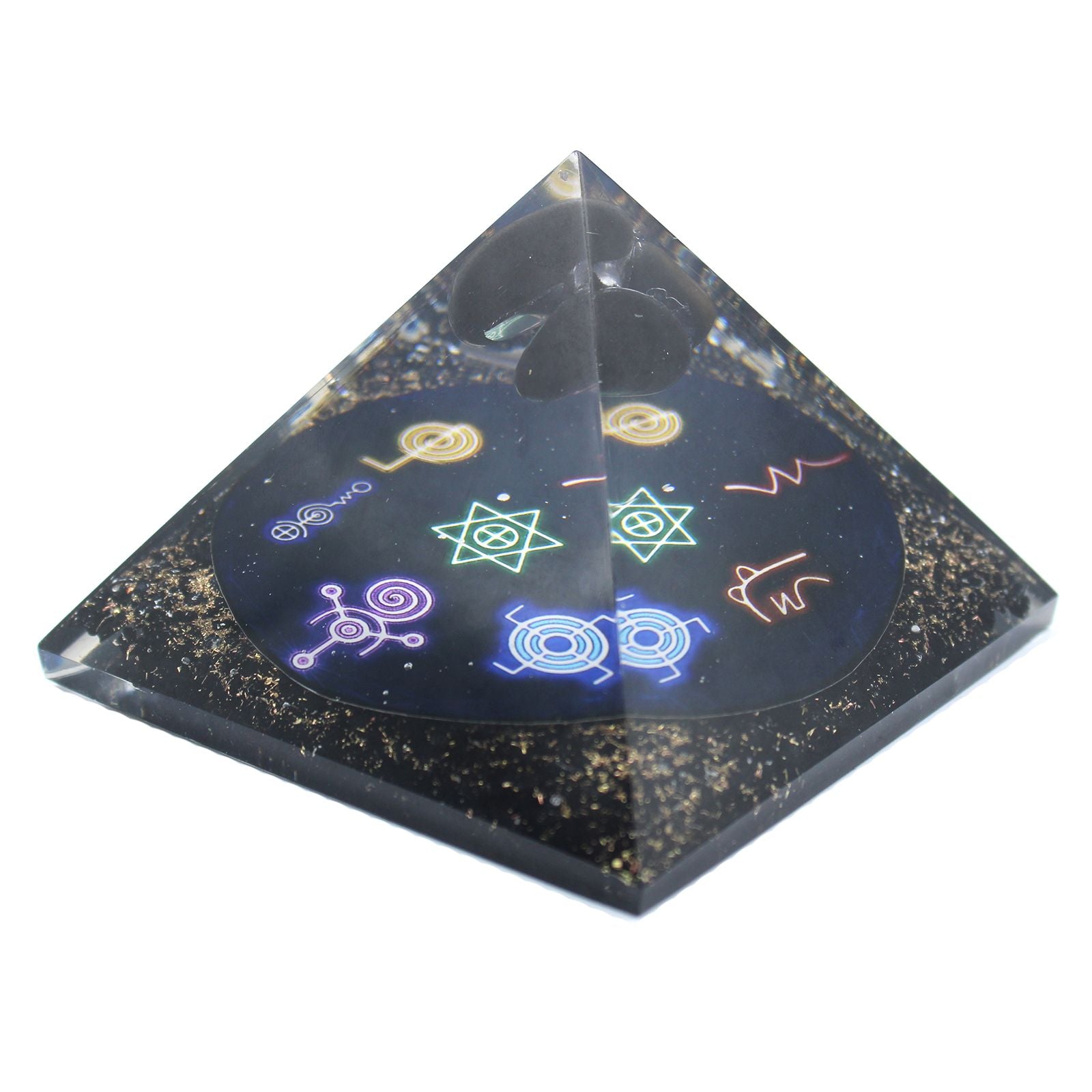 Orgonit-Pyramide Midnight Reiki
