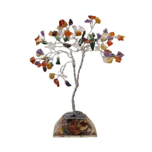 Magischer Steinbaum mit Orgonit-Basis