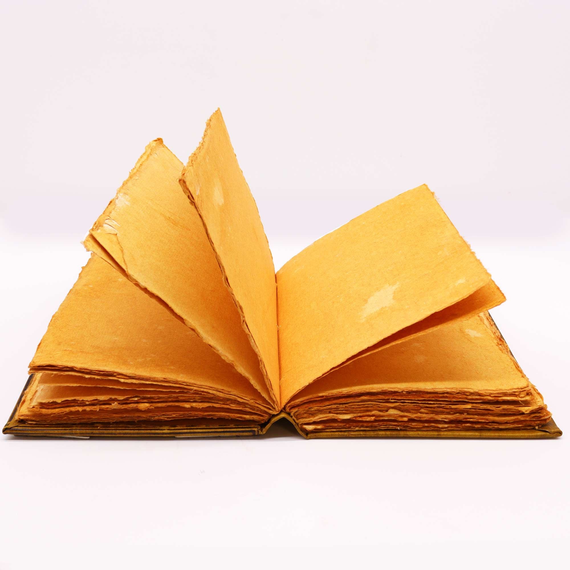 Hefty Coffee Tan Book mit Eulenverzierung