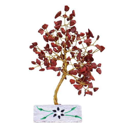Baum aus rotem Jaspis