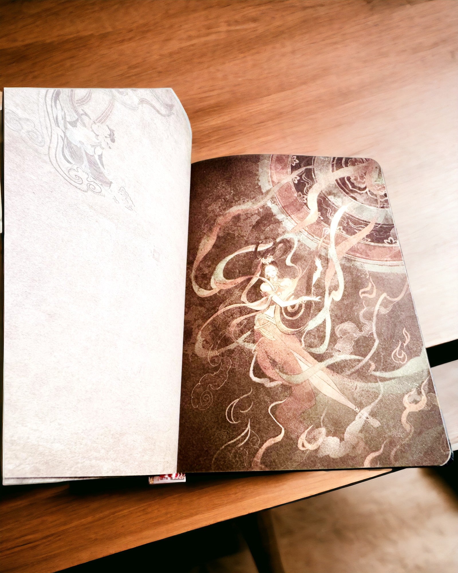 Klassisches Notizbuch mit festem Einband und Strickmotiv - Marineblau. Gravur möglich