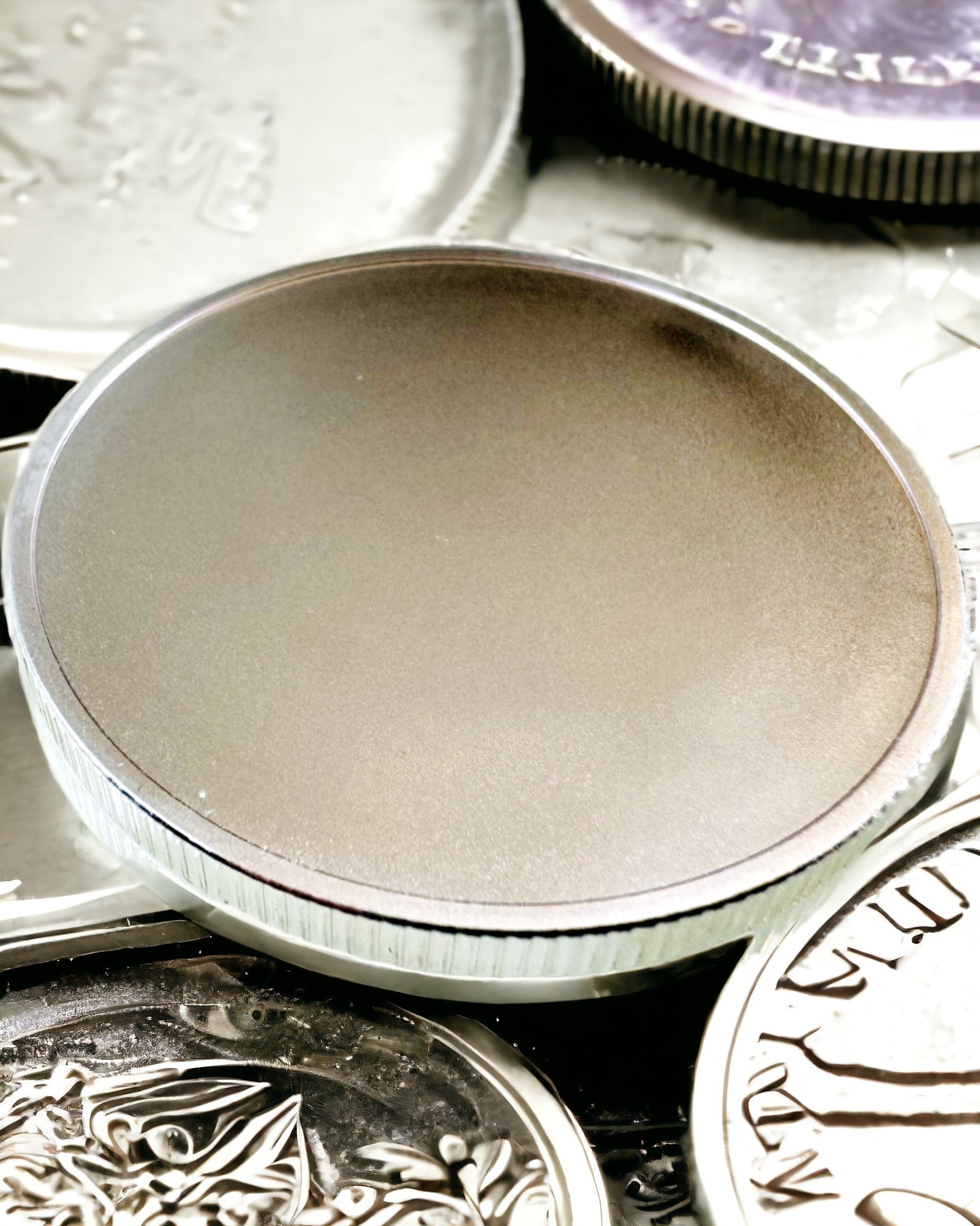 Leere Münze Herausforderung mit Personalisierung durch Gravur – Sammlerstück, 40mm, vier Modelle