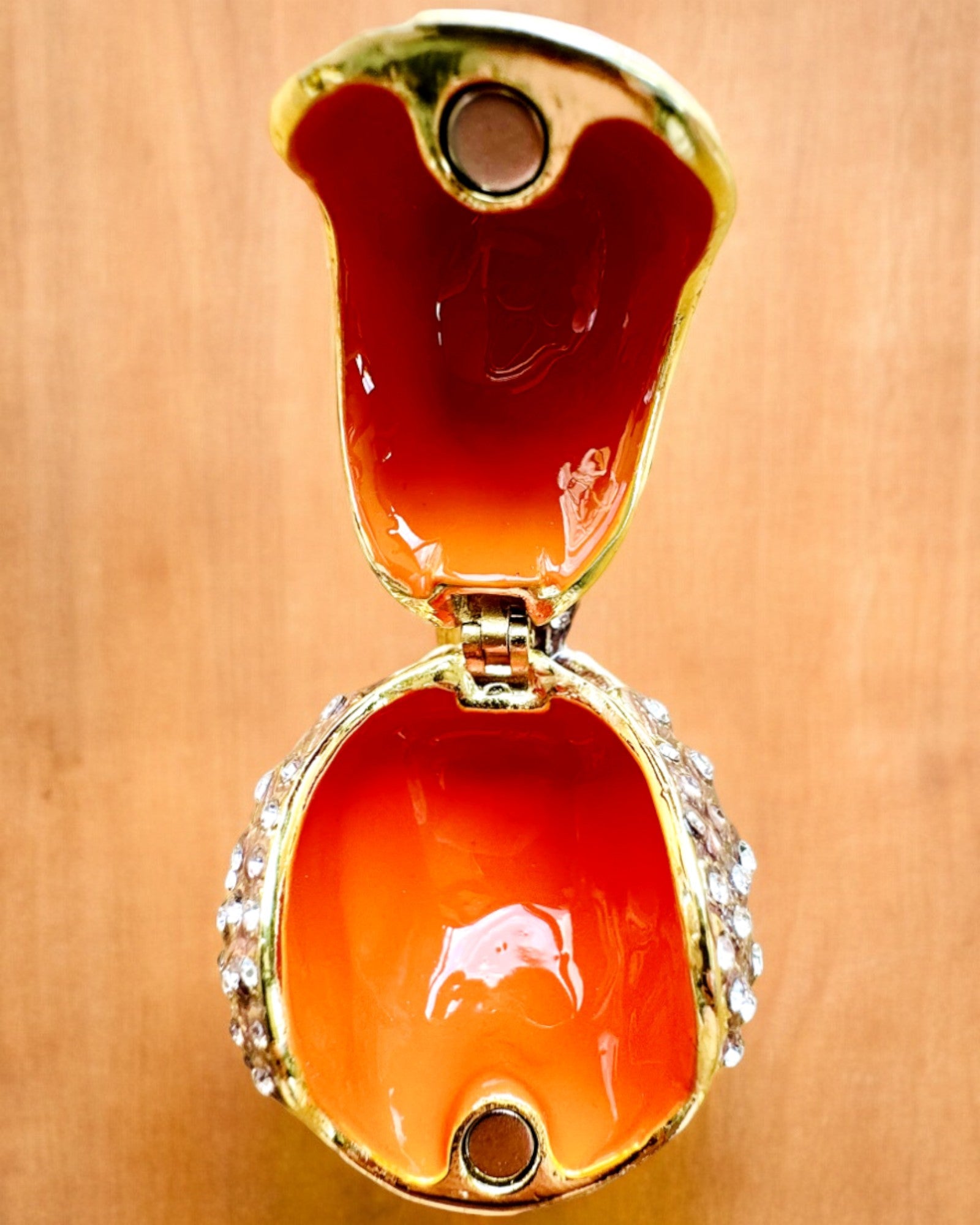 Bunter Spatz mit Gravur - Zauberhaftes Versteck für Schätze