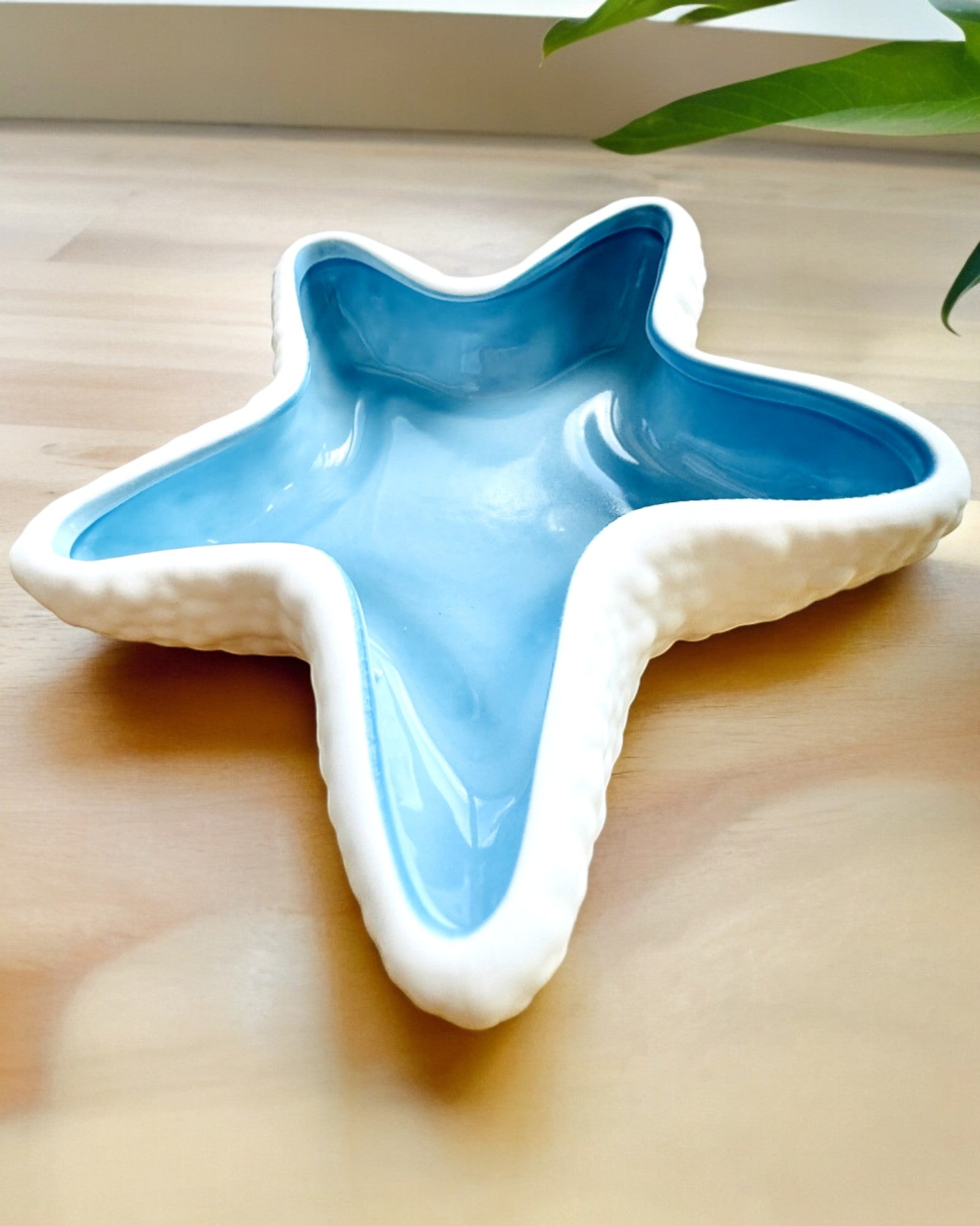 Keramikschale "Sternenglanz" - 14 cm Breite - als Geschenk, Personalisierung mit Gravur