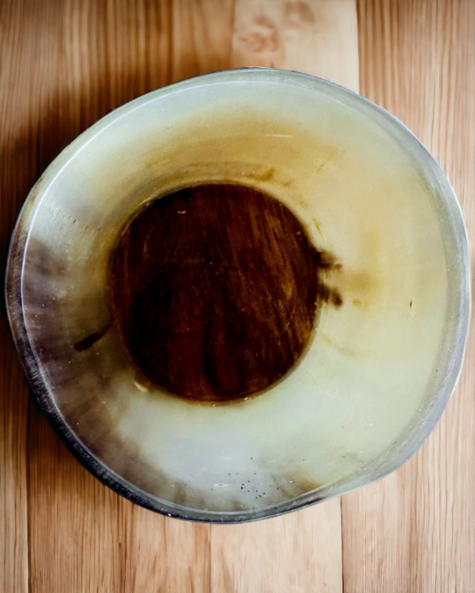 Handgefertigte kleine Tasse mit Gravurmöglichkeit, indisches Glas Tasse, Personalisierung als Geschenk möglich, Gravur. Helle Farbe