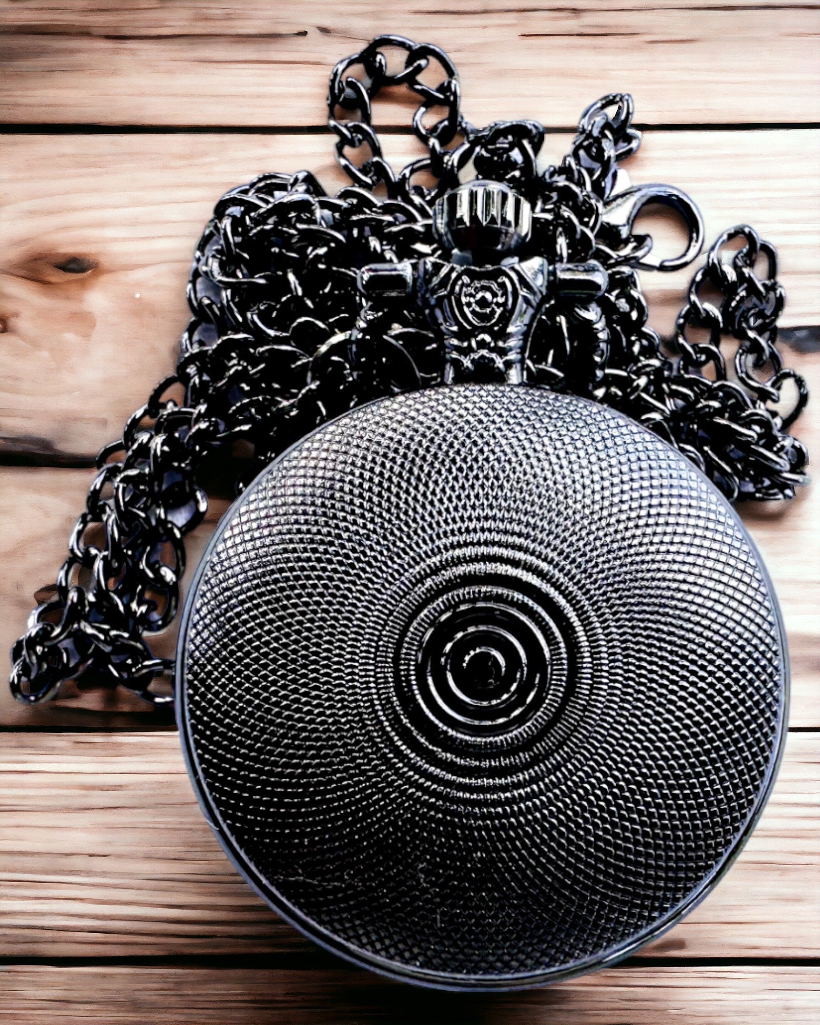 Taschenuhr "Galactic Eye" Personalisierung mit Gravur