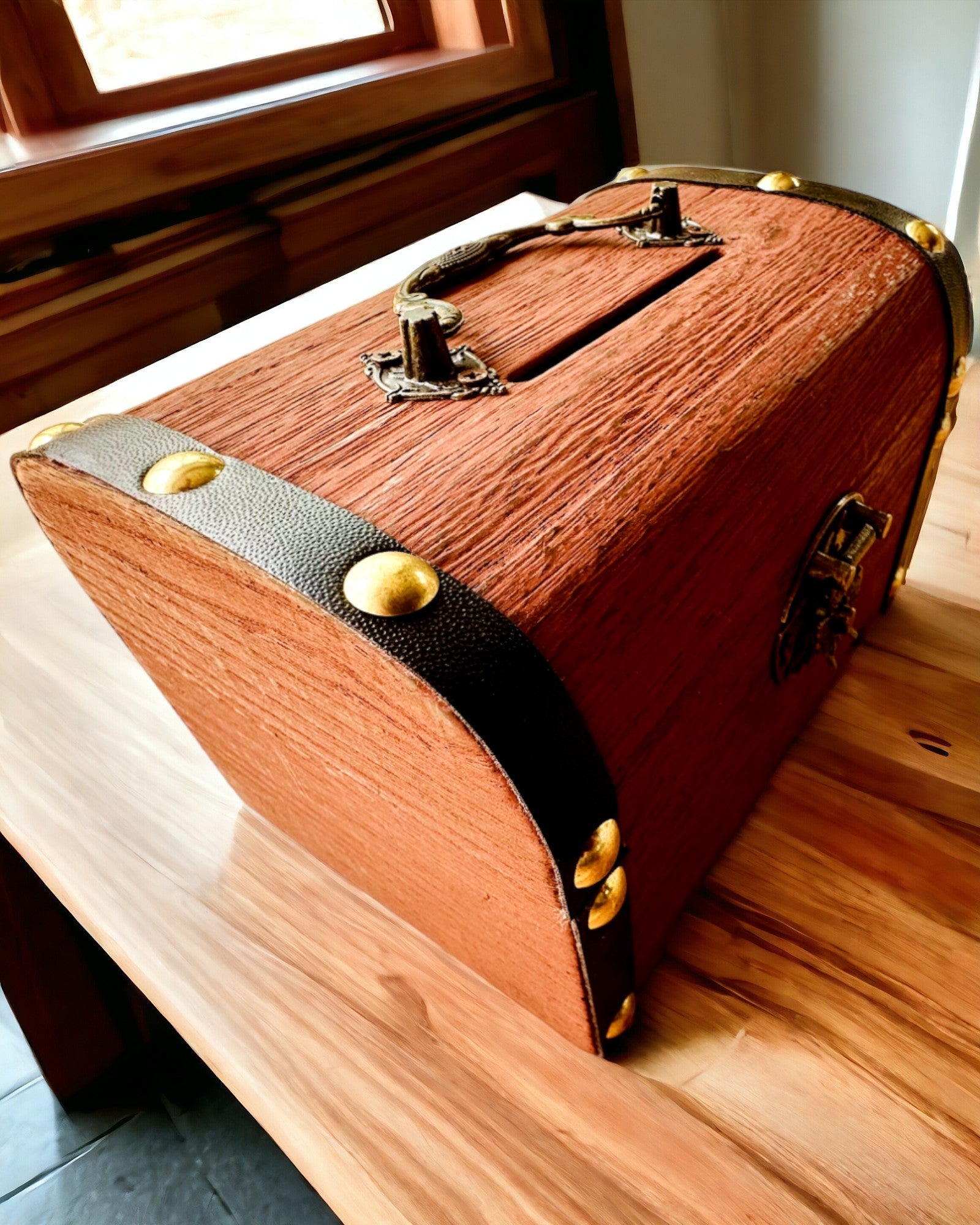 Magische Schatztruhe - Spardose, Personalisierung mit Gravur