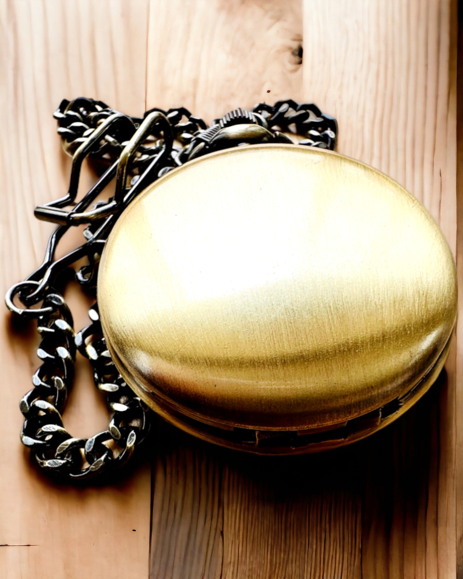 Klassische Taschenuhr "Vintage Elegance", Farbe Gold, mit Gravur personalisierbar