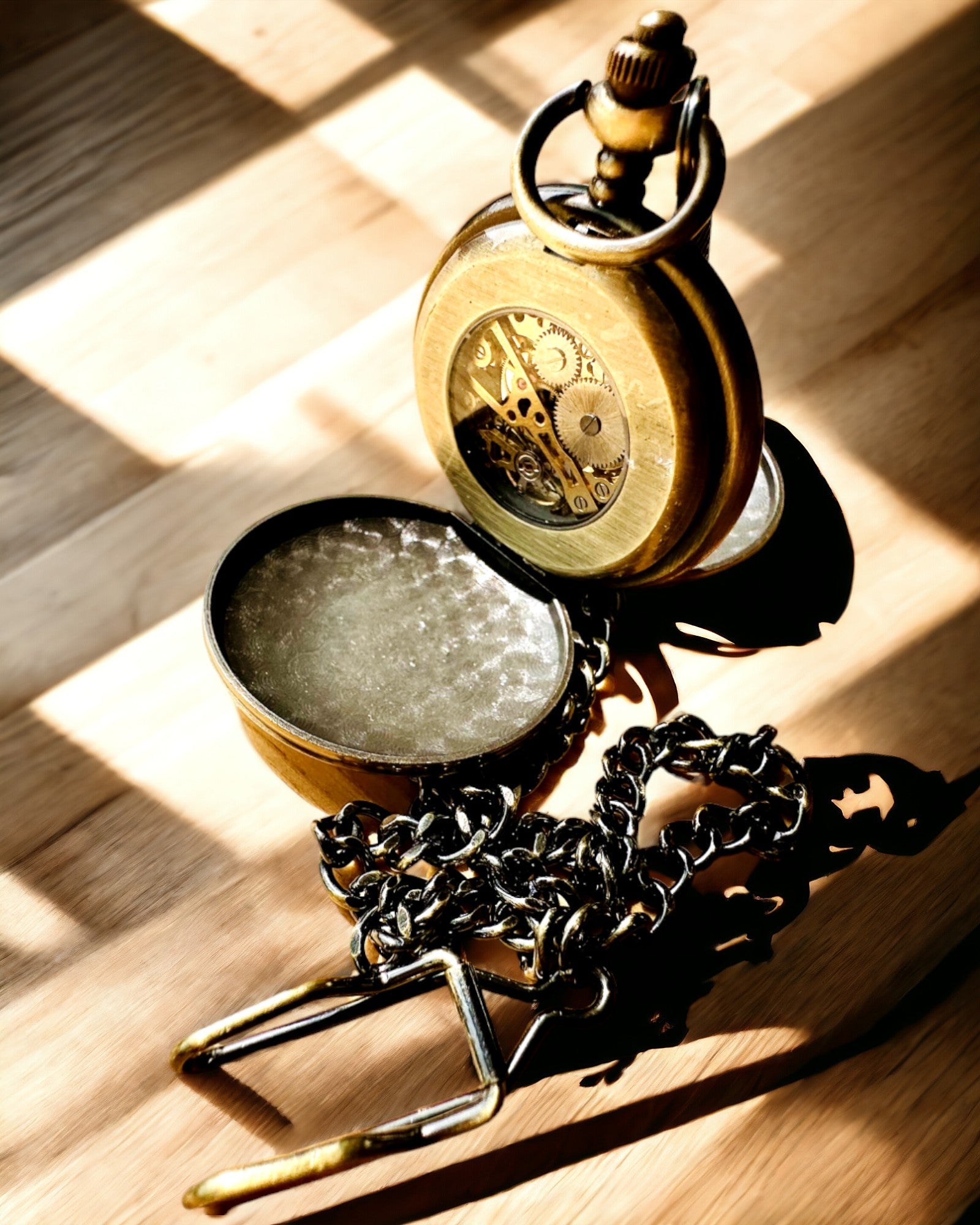 Klassische Taschenuhr "Vintage Elegance", Farbe Gold, mit Gravur personalisierbar