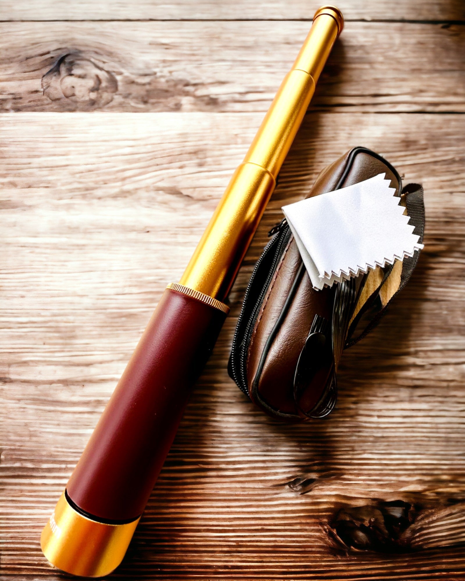 Monokular Explorer 25x30 - Tragbares, faltbares Handteleskop, personalisierbar mit Gravur