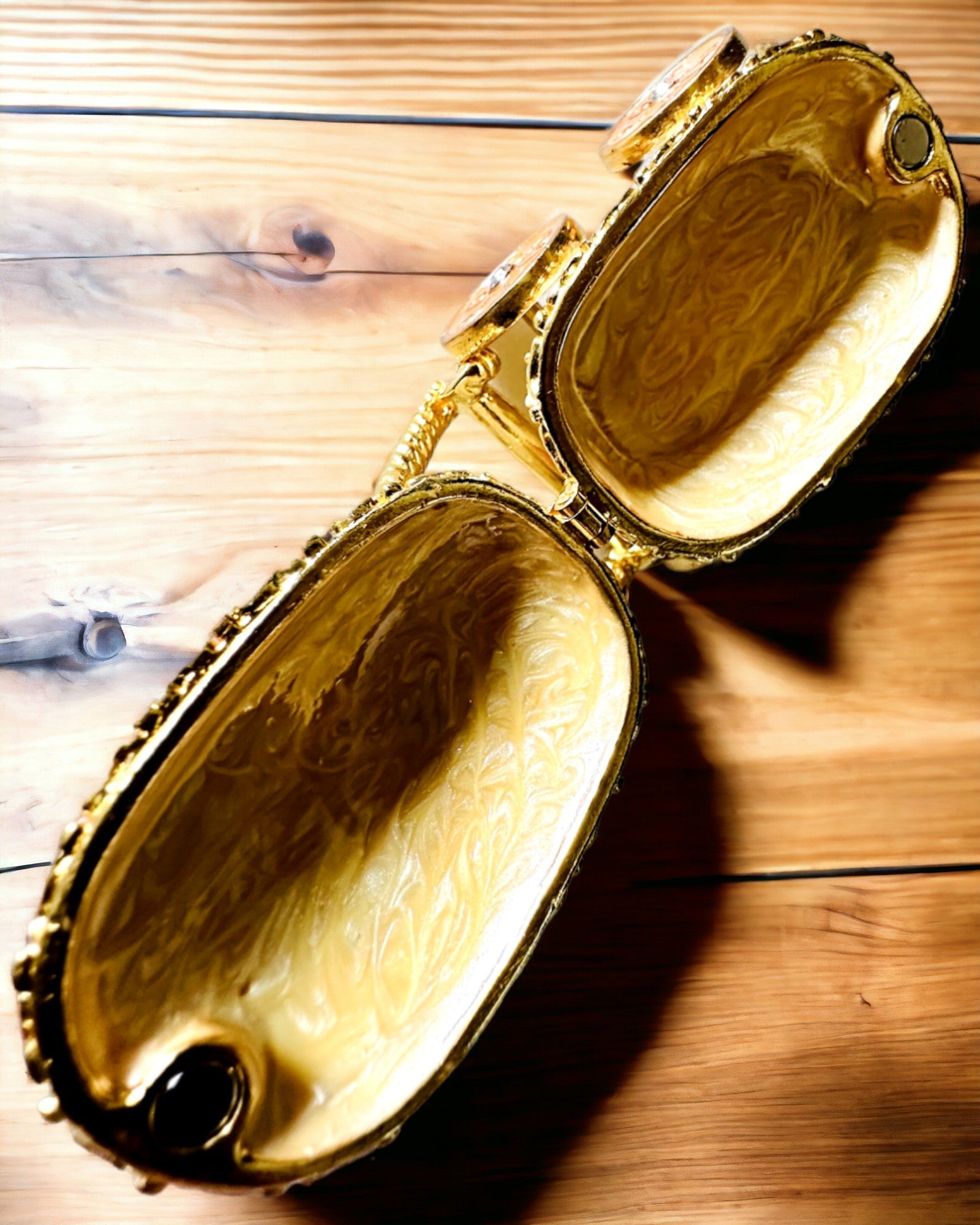 Kleiner Märchenwagen für Schmuck, Schätze - Königliche Eleganz, Personalisierung mit Gravur