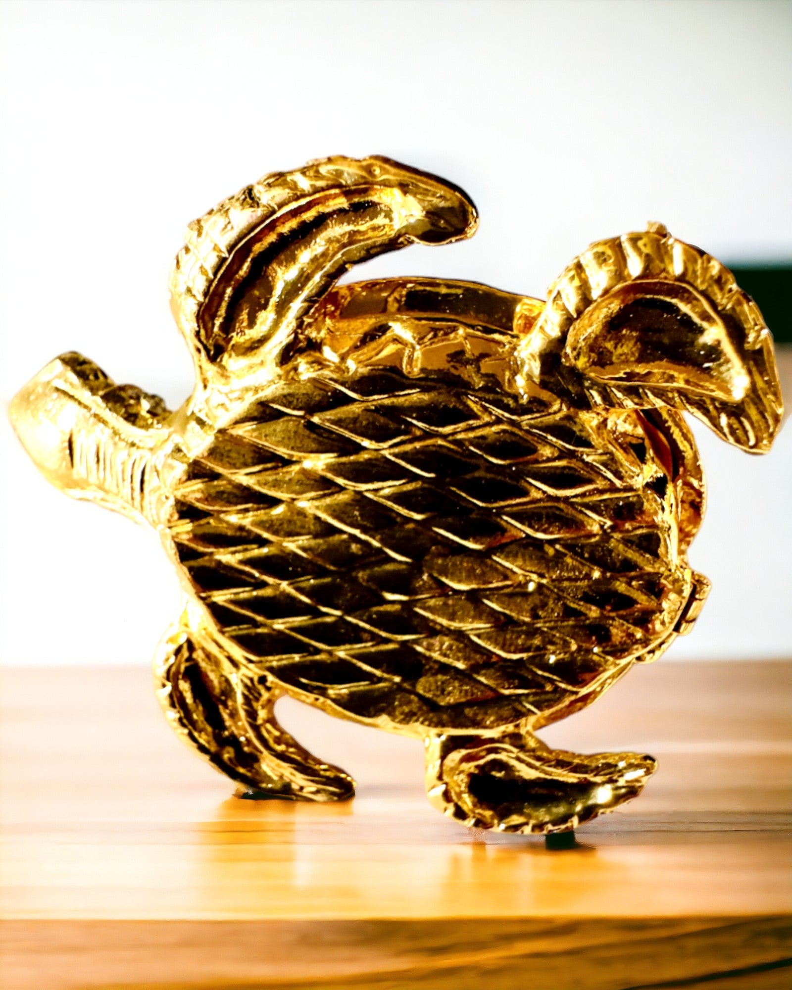 Schmuckkästchen "Schildkrötenfamilie" - Farbe Grün, Personalisierung mit Gravur