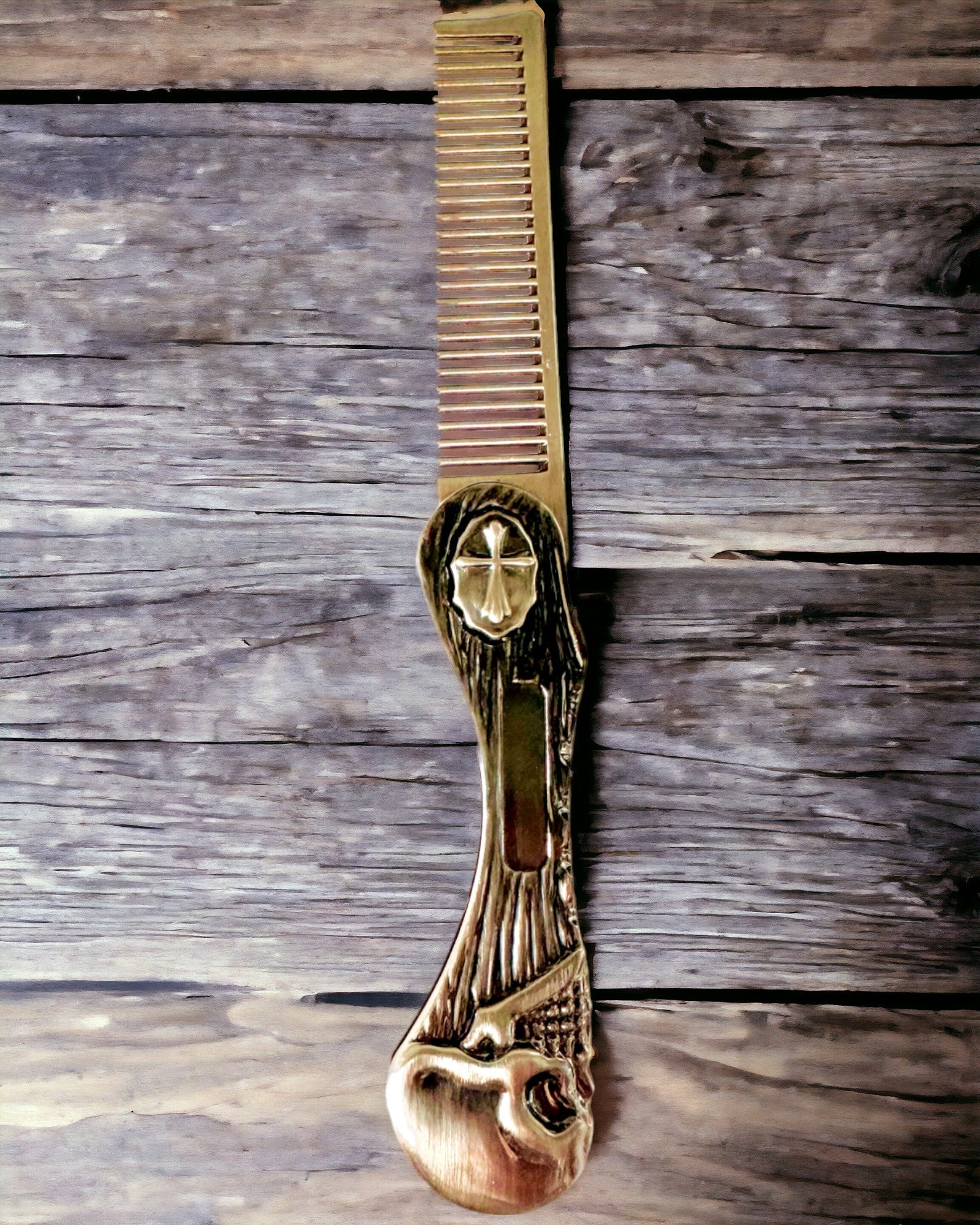 Mystic Skull Comb - Premium-Kamm, Personalisierung mit Gravur möglich