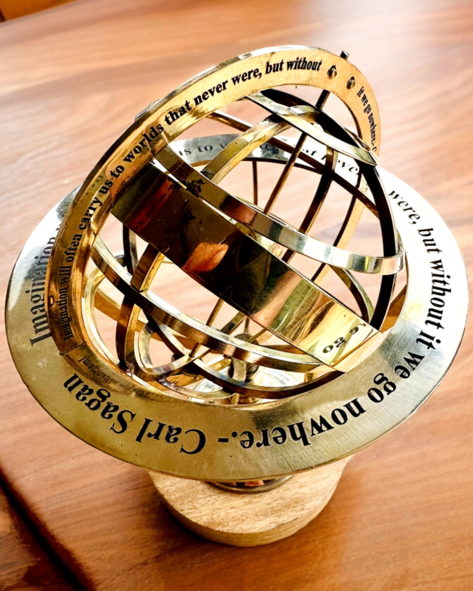 Astrolabium Artis - Handgefertigt mit Gravuroption, Dekoration für das Büro, Premium