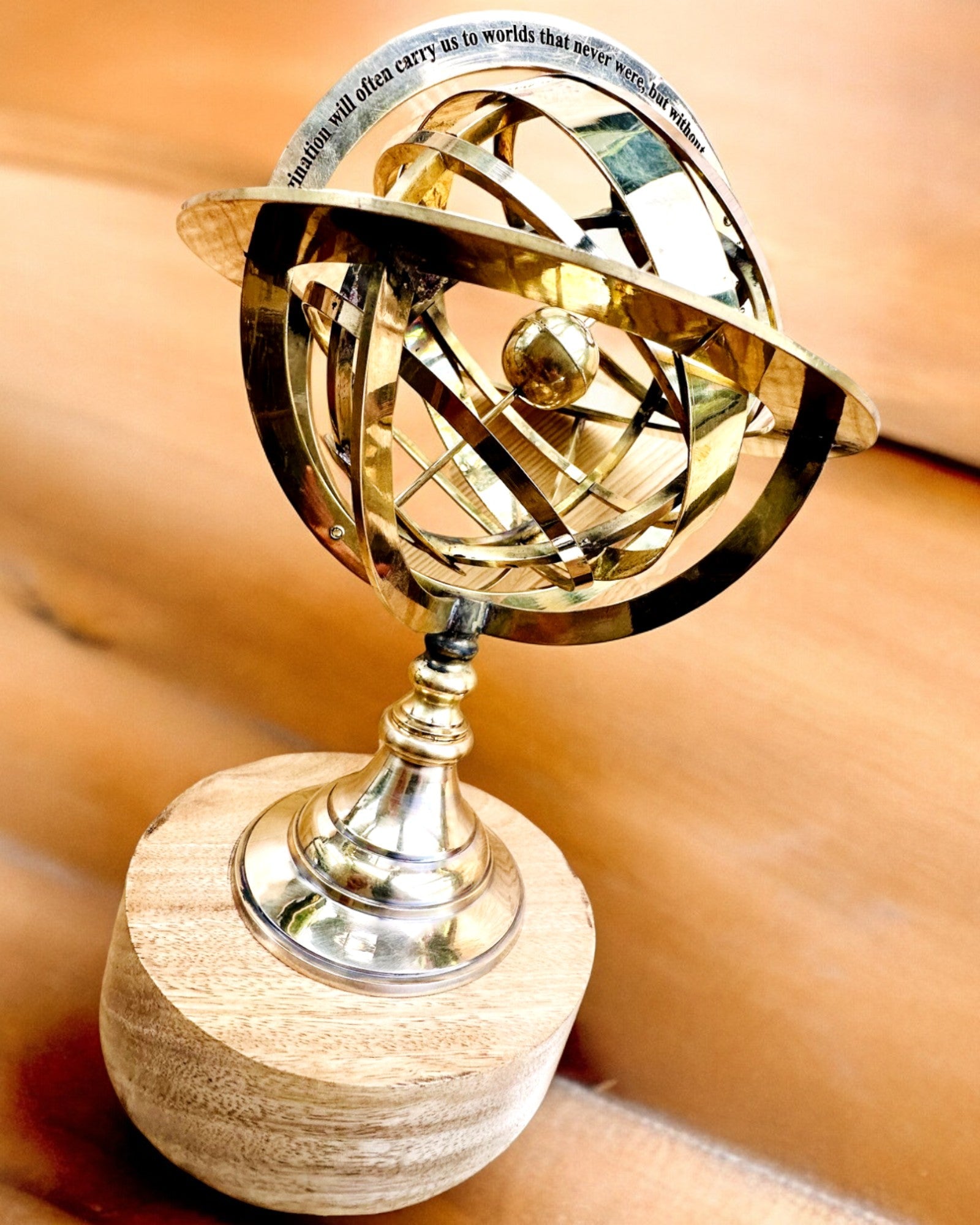 Astrolabium Artis - Handgefertigt mit Gravuroption, Dekoration für das Büro, Premium