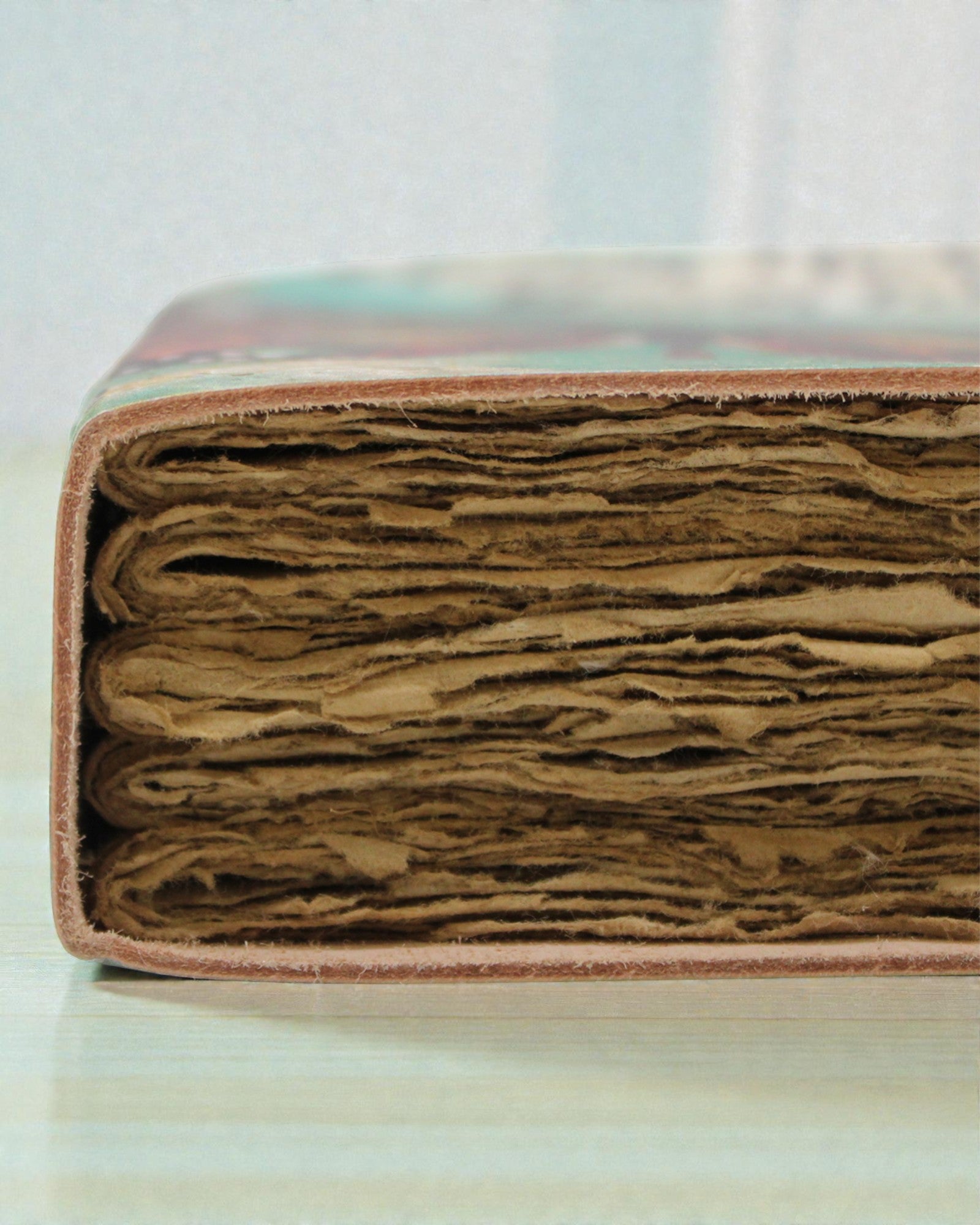 Leder-Notizbuch Inspirationsschmetterling Verberge niemals deine Flügel – 13 × 18 cm