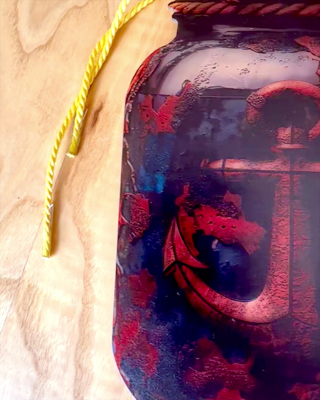 Morski Anhänger Anker im Glas dekorativer Anhänger, Möglichkeit der Personalisierung mit Gravur