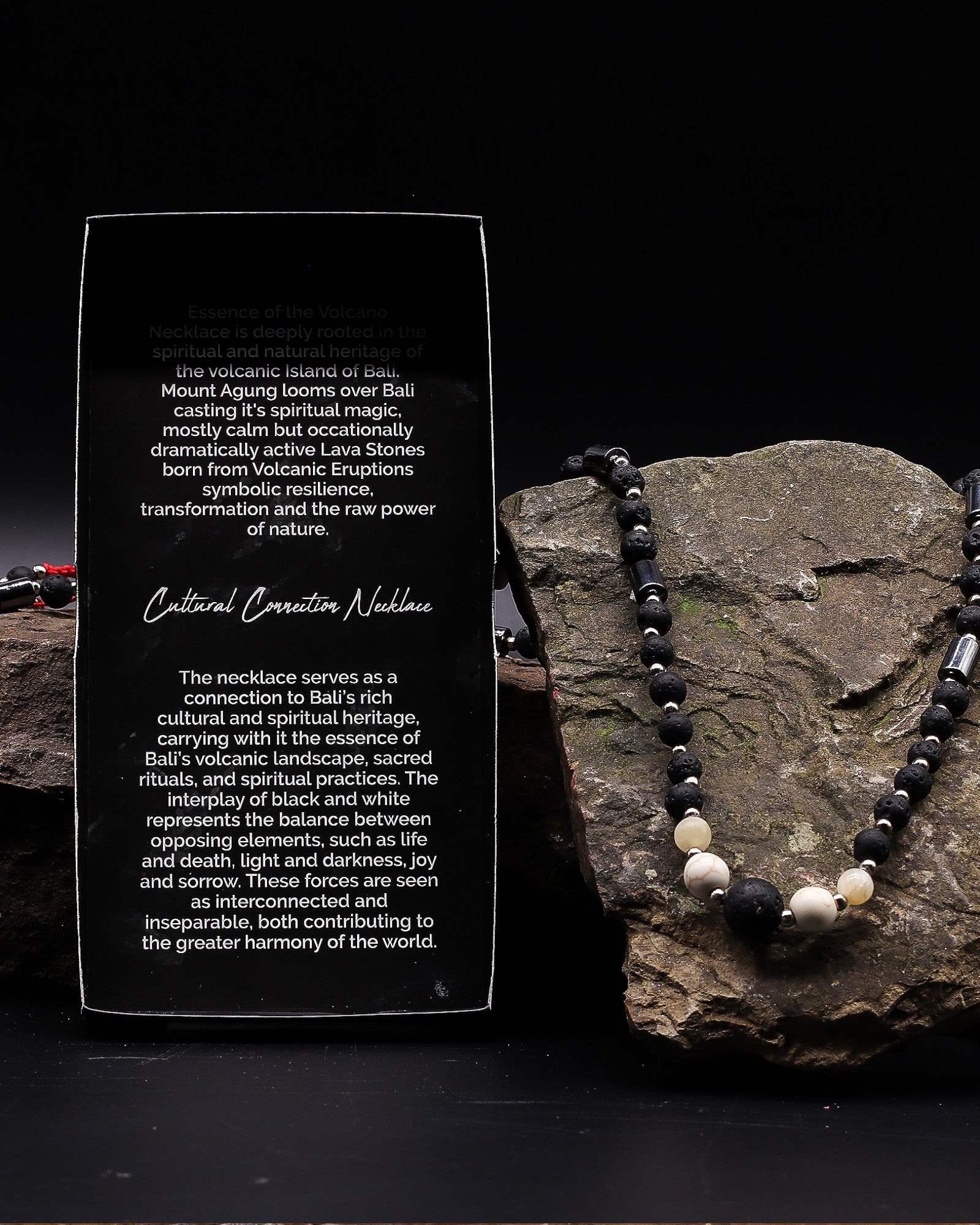 Halskette Essenz des Vulkans – Kulturelle Verbindung
