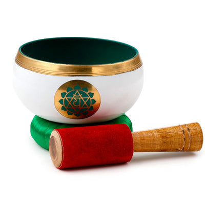 Singende Schale - grünes Chakra, Durchmesser 10 cm, Höhe 5 cm