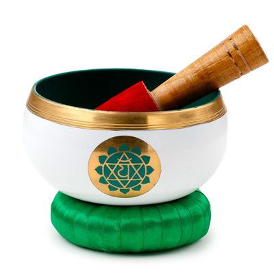 Singende Schale - grünes Chakra, Durchmesser 10 cm, Höhe 5 cm