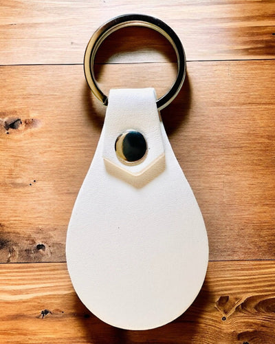 PU-Lederschlüsselanhänger mit Gravurpersonalisierung - In 5 Farben erhältlich