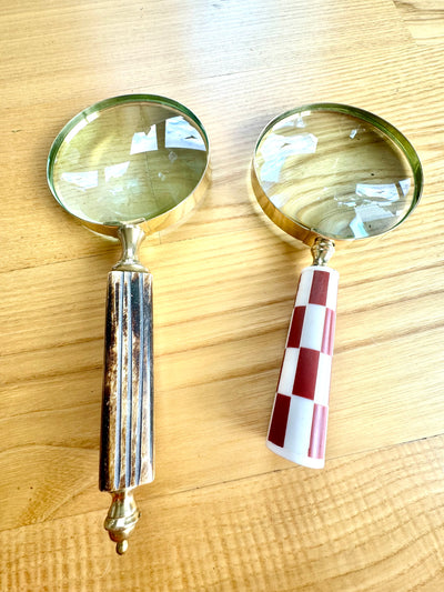 Große Retro-Lupe, Möglichkeit zur Personalisierung als Geschenk mit Gravur - Auswahlmöglichkeiten verfügbar
