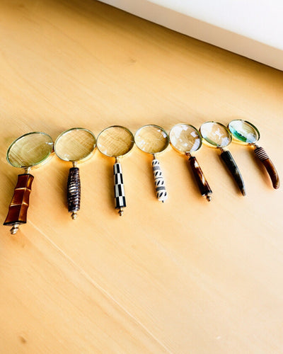 Große Retro-Lupe, Möglichkeit zur Personalisierung als Geschenk mit Gravur - Auswahlmöglichkeiten verfügbar