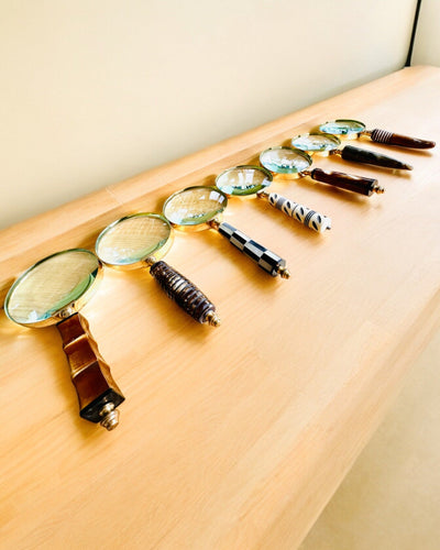 Große Retro-Lupe, Möglichkeit zur Personalisierung als Geschenk mit Gravur - Auswahlmöglichkeiten verfügbar