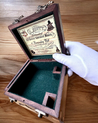 Große Holzkiste für Sextant oder Premium-Kompass "Mariner's Legacy" mit Gravurmöglichkeit