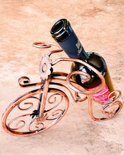 Fahrrad-Weinregal "WineCycle" - Möglichkeit zur Personalisierung mit Gravur als Geschenk