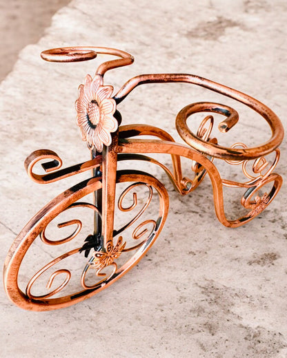Fahrrad-Weinregal "WineCycle" - Möglichkeit zur Personalisierung mit Gravur als Geschenk